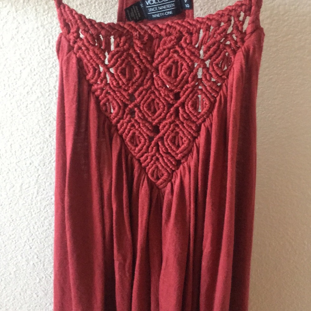 Red Volcom top - Picture 3 of 4
